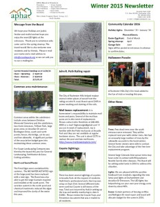 thumbnail of Winter 2015 Newsletter
